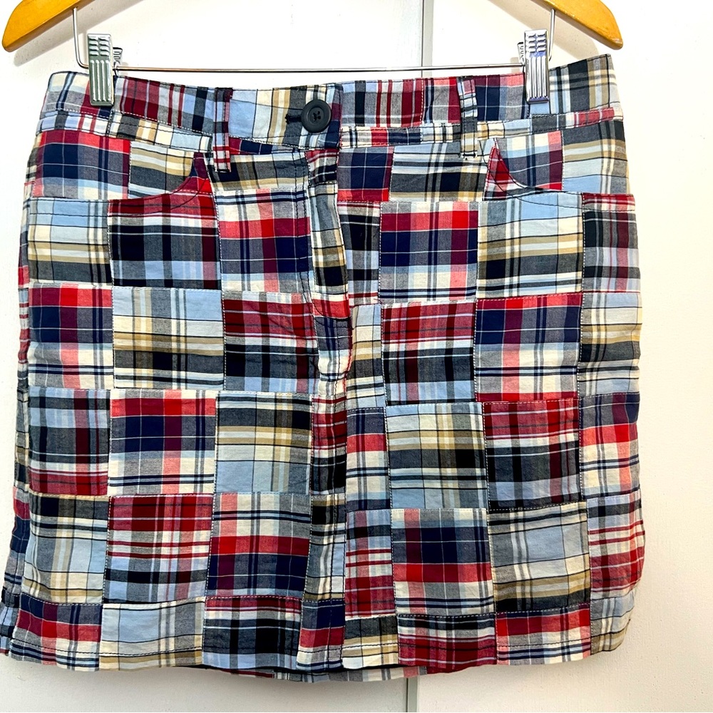 Loft Plaid skirt size 8